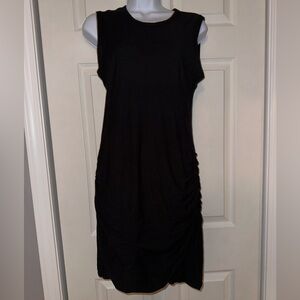 - James Perse ruched sided dress. Black in size 1 (small)